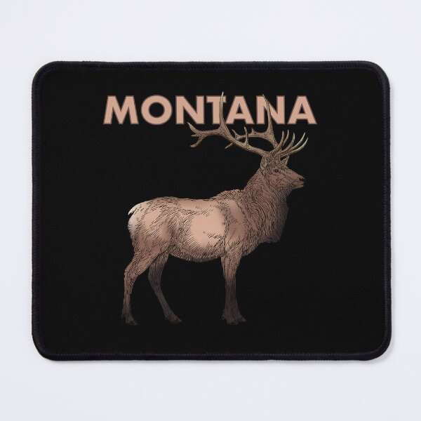 Item preview, Montana  - Elk drawing, colored version designed and sold by DaveDanchuk.