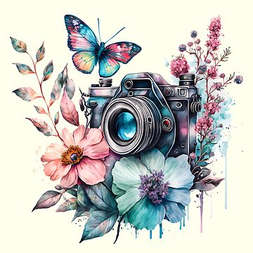 Hot Nikon Camera Vintage Art Throw Pillow Watercolor Nikon Art Nikon Camera Decorative Pillow Vintage Camera Home Decor Gift For Photographer