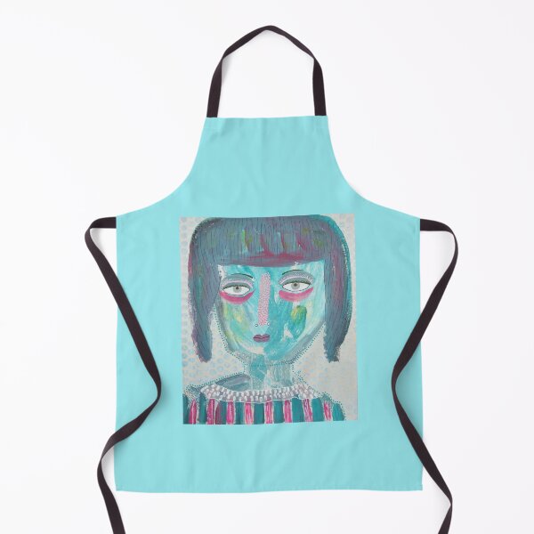 Item preview, Blue Girl designed and sold by BeaOutsiderArt.