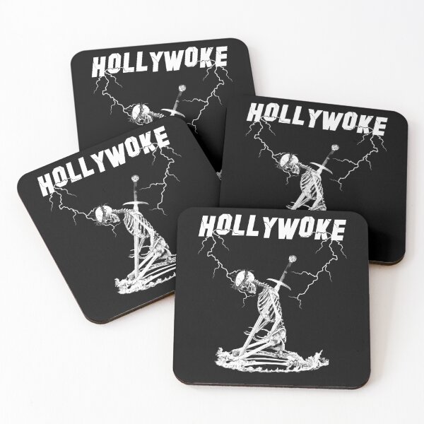 Item preview, Hollywoke | Skeleton backstabbed by a Sword | Anti Woke Hollywood designed and sold by ProdbyNiECO.