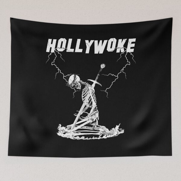 Item preview, Hollywoke | Skeleton backstabbed by a Sword | Anti Woke Hollywood designed and sold by ProdbyNiECO.