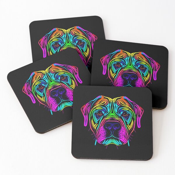 Item preview, Boerboel Dog Colorful Paint Splash designed and sold by rafaeltto.