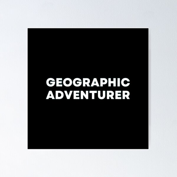 Item preview, Geographic Adventurer designed and sold by MuzamilAhmed.