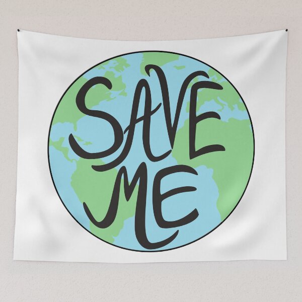 Item preview, Save Me Earth Hand Drawn designed and sold by itsrturn.