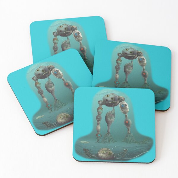 Item preview, Robot cleaning the ocean: Quasibot designed and sold by Dendros-Studio.