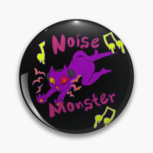 Item preview, Noise Monster Cat designed and sold by spaceofbones.