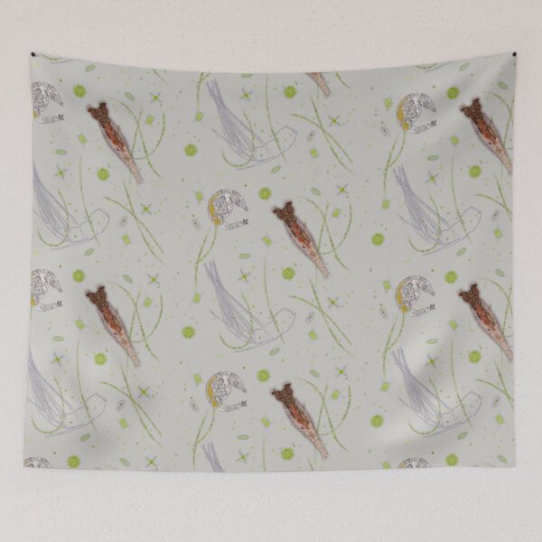 Item preview, Microorganism pattern designed and sold by KalNatArt.