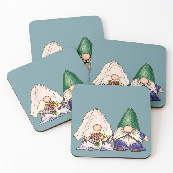Item preview, Gnome Bride and Groom designed and sold by SarahCD13.
