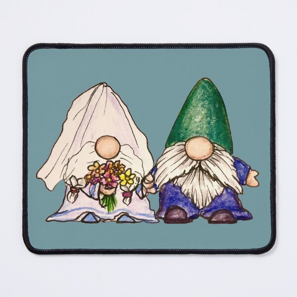 Item preview, Gnome Bride and Groom designed and sold by SarahCD13.
