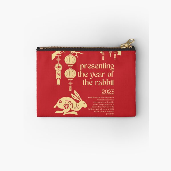 Item preview, Chinese New Year Rabbit Year Of The Rabbit Chinese New Year 2023 Design designed and sold by CandyDroidMerch.