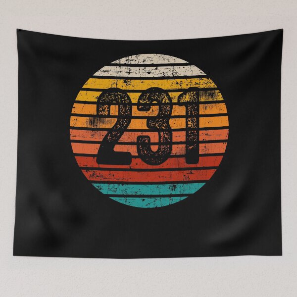 Item preview, Distressed Vintage Sunset 231 Area Code designed and sold by Gold Wings Tees.