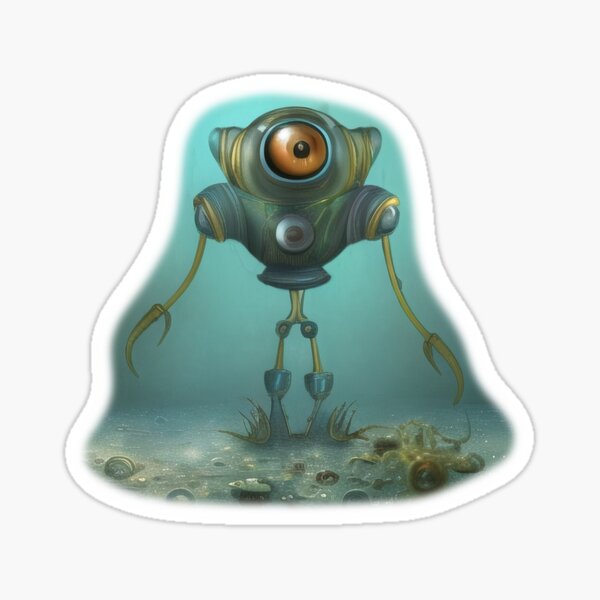 Item preview, Robot cleaning the ocean: Finn designed and sold by Dendros-Studio.