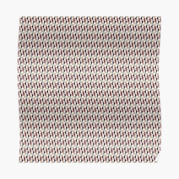 Geometric Abstract Seamless Pattern Poster