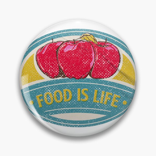 Item preview, Food is Life Apple - Don't waste Food Slogan designed and sold by Shiam SR.
