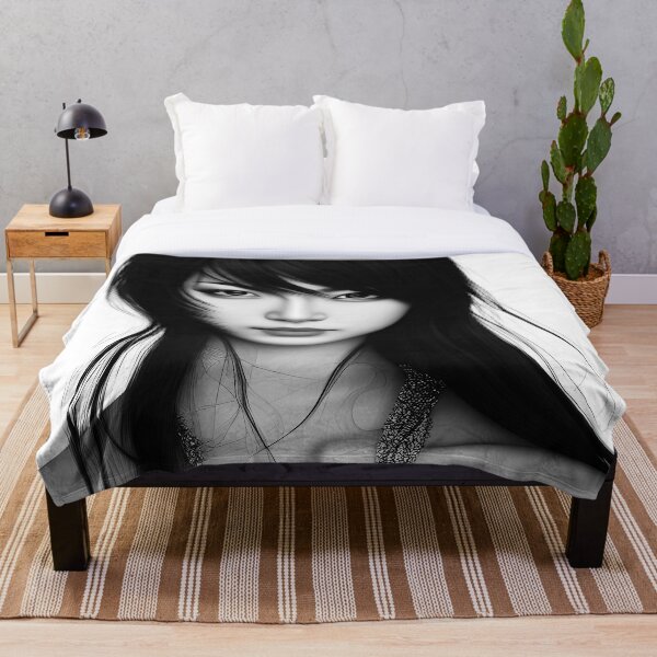 Item preview, Hermoso retrato asiático (b & w) designed and sold by Nitram1990.