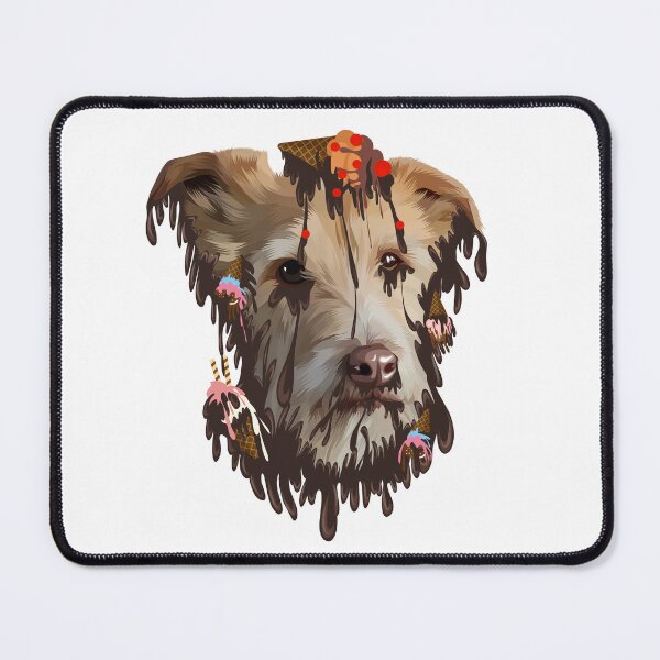 Item preview, Chocolate grime art dog designed and sold by AmsaOza.