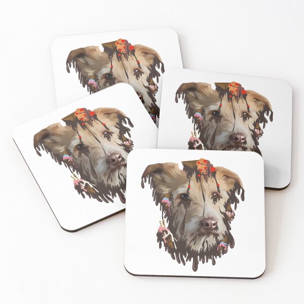 Item preview, Chocolate grime art dog designed and sold by AmsaOza.