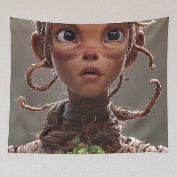 Item preview, Cute cartoony female tree character designed and sold by angelisart.