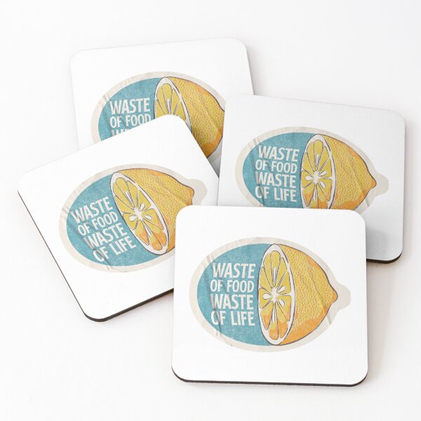 Item preview, Waste of Food Waste of Life Vintage Lemon - Don't waste Food Slogan designed and sold by Shiam SR.