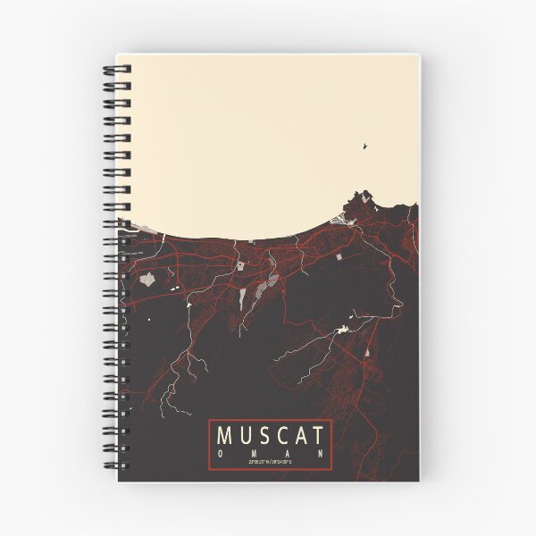Item preview, Muscat City Map of Oman - Vector designed and sold by deMAP.