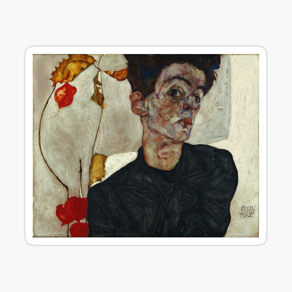 Egon Schiele Portrait Of Wally 1912 Poster Canvas Fine Art