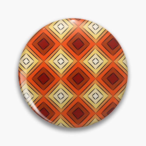 Item preview, Patrón brillante amarillo rojo designed and sold by Obsessionforart.