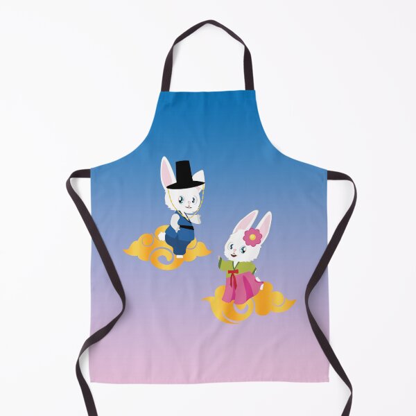 Item preview, Rabbits in hanbok designed and sold by AnnArtshock.