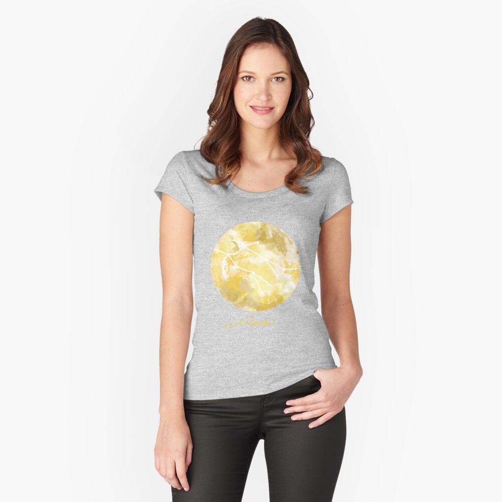 Item preview, Fitted Scoop T-Shirt designed and sold by lapisoflazuli.