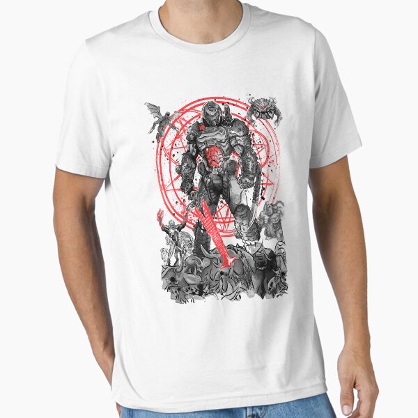 Aperçu de l'œuvre T-shirt Hell Walker v1 créée et vendue par Jamir Sellers.