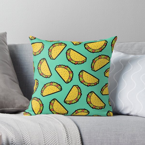 It's Taco Time! Throw Pillow