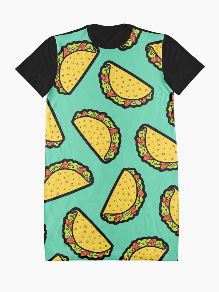 Alternate view of It's Taco Time! Graphic T-Shirt Dress