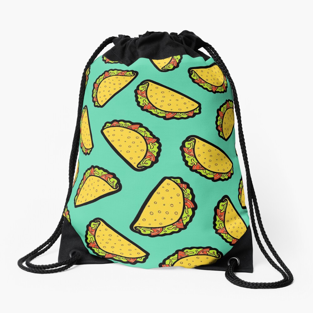 It's Taco Time! Drawstring Bag