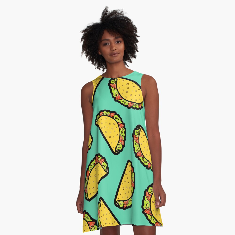 It's Taco Time! A-Line Dress