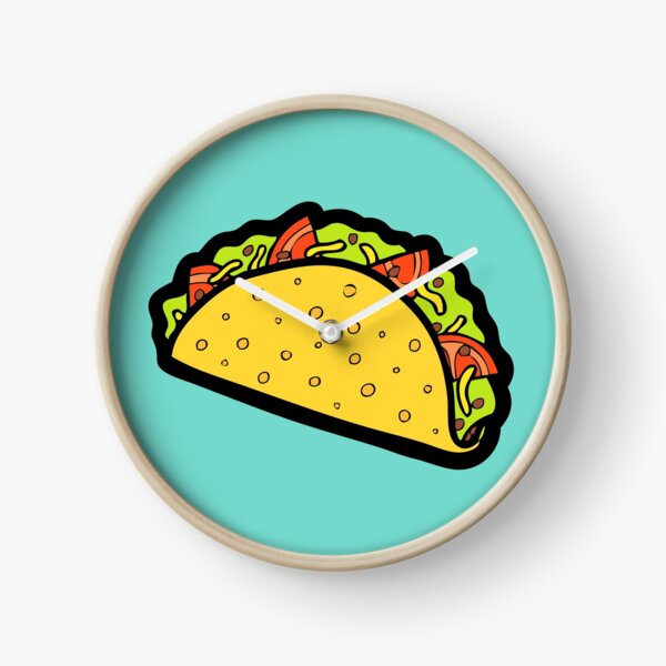 It's Taco Time! Clock