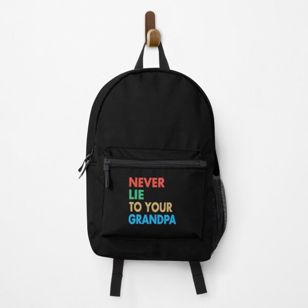 Item preview, NEVER LIE TO YOUR GRANDPA, Funny Grandfather Gift designed and sold by Mannoucha ⭐⭐⭐⭐⭐ ( 1,978 reviews ).