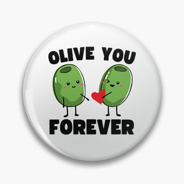 Item preview, Olive You Forever Valentines Day designed and sold by to-esu.