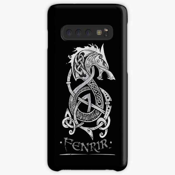 Fenrir: The Monster Wolf of Norse Mythology (Gray) Samsung Galaxy Snap Case