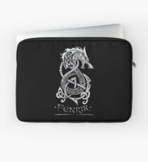 Funda para portátil Fenrir: El lobo monstruo de la mitología nórdica (gris)