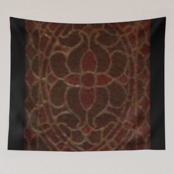 Item preview, Veda Gothic Cranberry Black Framed Church Window Dark Pink - Floral Nature Inspo Design by Veda designed and sold by kattakitty.