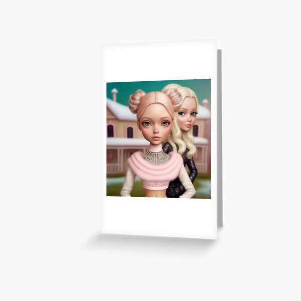 Winter girls Greeting Card