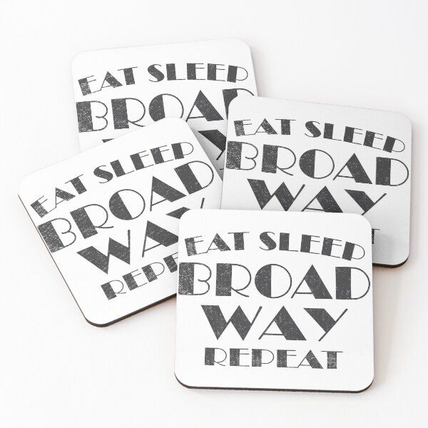 Item preview, Eat Sleep Broadway Repeat Theater Gift designed and sold by TonySpencer.