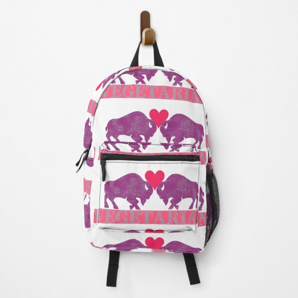 Item preview, Vegetarian with Two Buffaloes and a Heart designed and sold by thelivingrp.