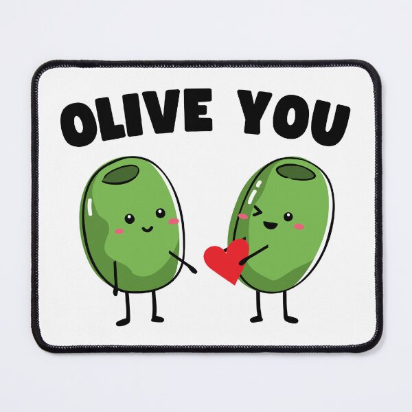 Item preview, Olive You Valentines Day Cute Foods designed and sold by to-esu.