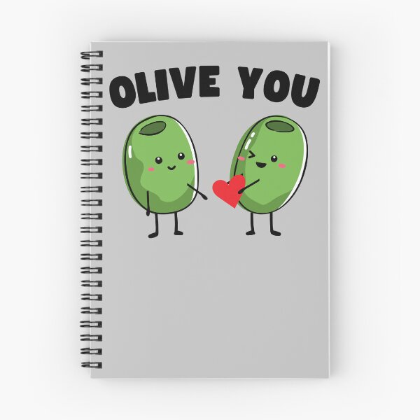 Item preview, Olive You Valentines Day Cute Foods designed and sold by to-esu.