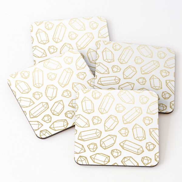 Item preview, Gold and White Gemstone Pattern designed and sold by evannave.