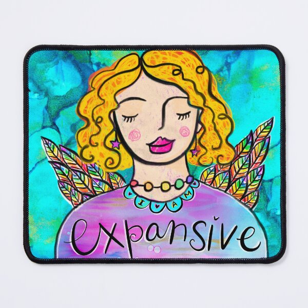 Item preview, I am Expansive inspirational quote designed and sold by Leonie Dawson.