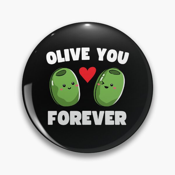 Item preview, Olive You Forever Valentines Day designed and sold by to-esu.