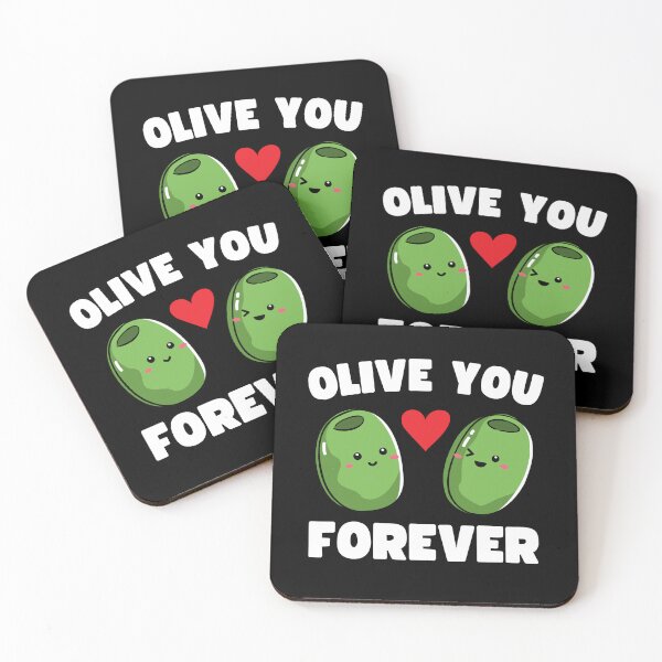Item preview, Olive You Forever Valentines Day designed and sold by to-esu.