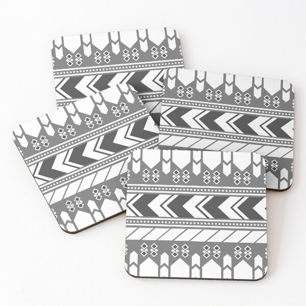Item preview, Abstract African pattern Bogolan Indigo Mudcloth Fabric Pattern and  Geometric square design, Modern Arrow pattern and Traditional African art design designed and sold by Gugurat.