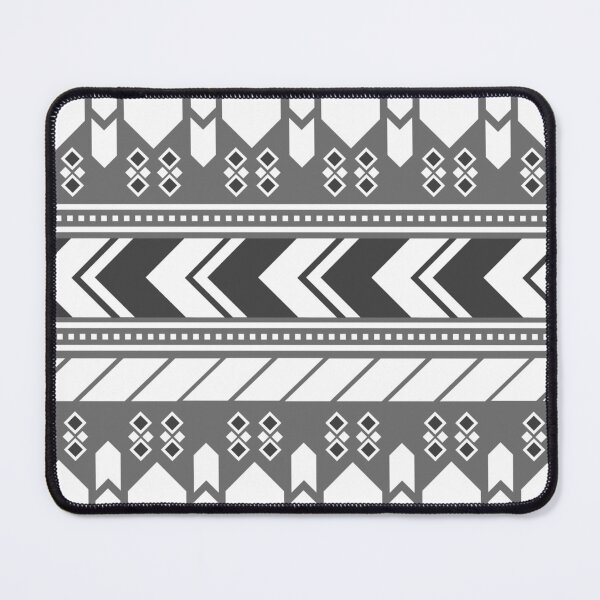 Item preview, Abstract African pattern Bogolan Indigo Mudcloth Fabric Pattern and  Geometric square design, Modern Arrow pattern and Traditional African art design designed and sold by Gugurat.